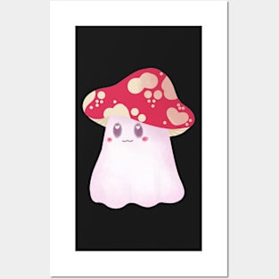 mushroom ghost Posters and Art